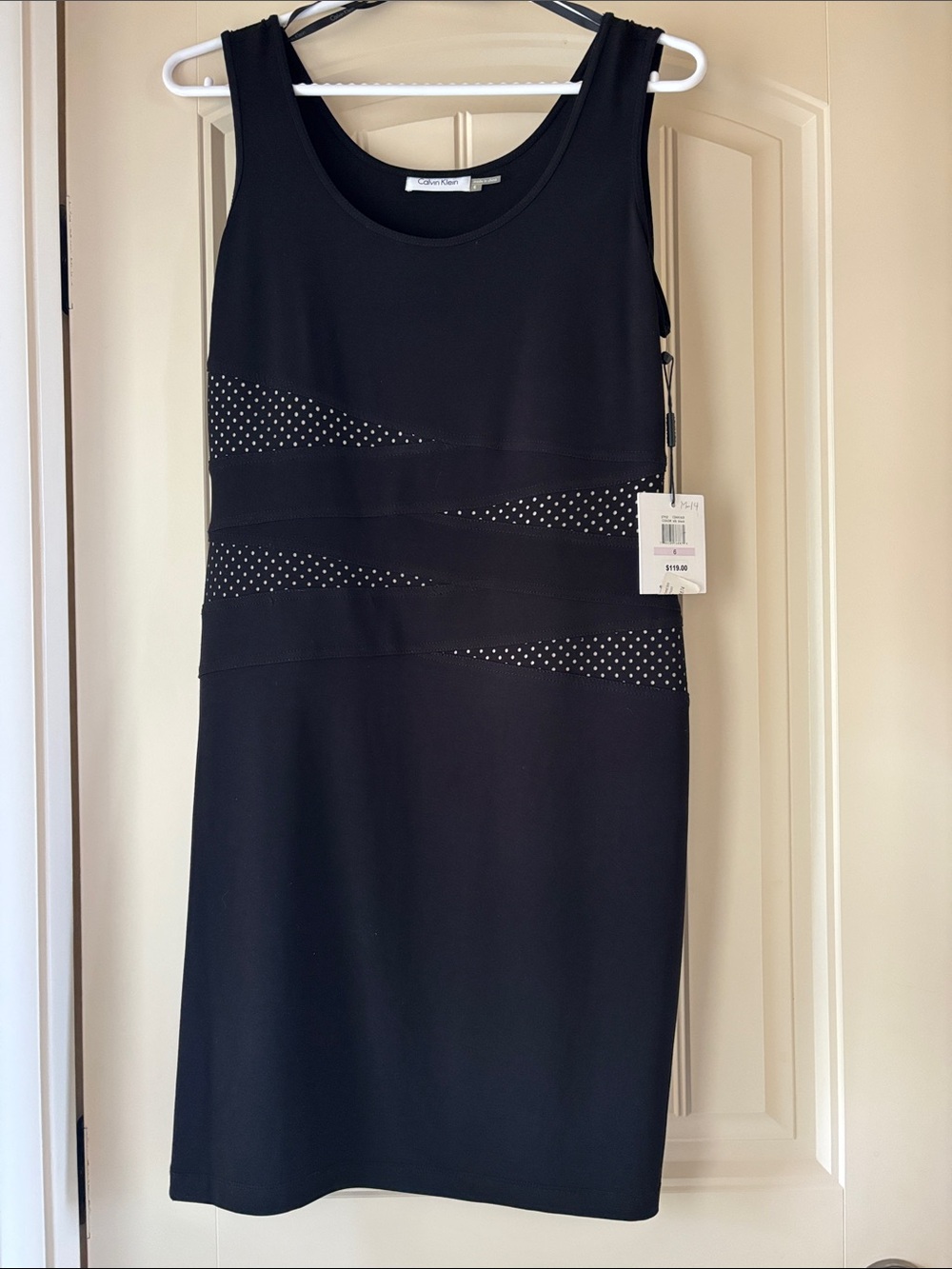 Calvin Klein Black Sleeveless Dress